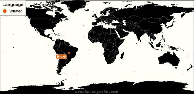All countries where Wiraféd is a significant language