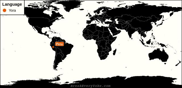 All countries where Yora is a significant language