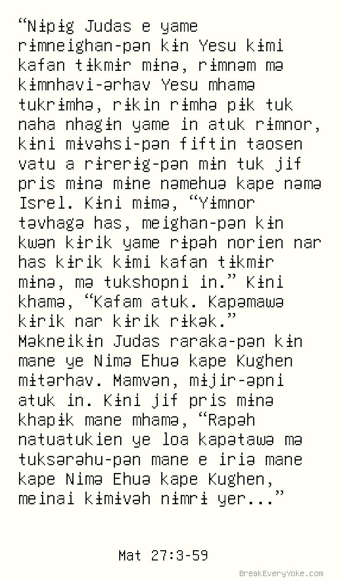 Mat 27 3 59 Nəkwəkwə Imərhakə Kape Kughen Nɨrpenien Vi Mat 27 3 59 Nəkwəkwə Imərhakə Kape Kughen Nɨrpenien Vi